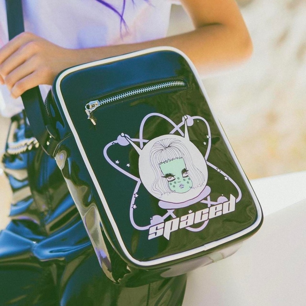 SOLD DO NOT BUY Valfre rare space bag with long strap, new never used